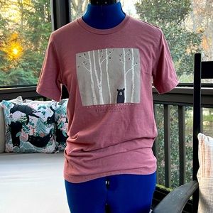 Black Mountain NC TShirt XS Dusty Rose
